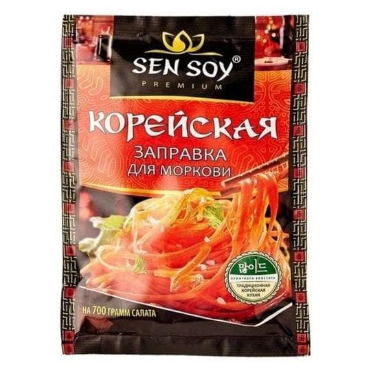 Заправка для моркови по-корейски SEN SOY 80Г — 609 〒 Заправка для моркови по-корейски SEN SOY 80Г — 609 〒 | Купить с доставкой