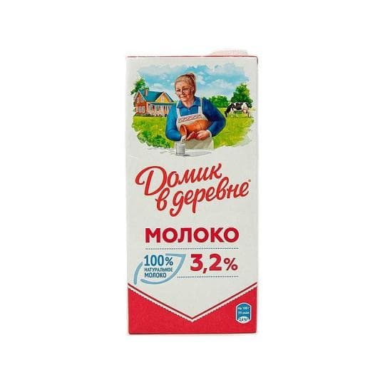 Молоко Домик в деревне 3,2% 950 мл — 1 009 〒 Молоко Домик в деревне 3,2% 950 мл — 1 009 〒 | Купить с доставкой