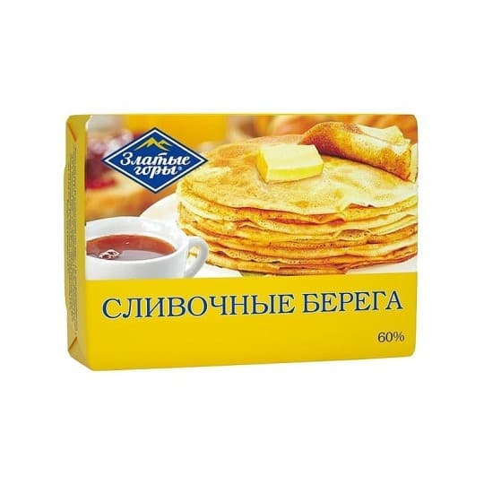 Масло "Сливочные берега" 60%, 180гр — 270 〒 Масло "Сливочные берега" 60%, 180гр — 270 〒 | Купить с доставкой