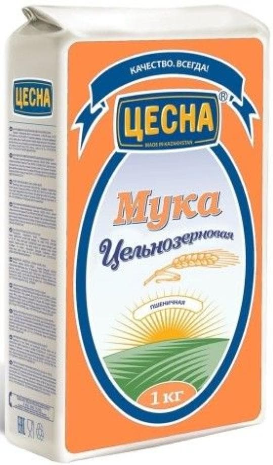 Мука пшеничная Цесна цельнозерновая 1 кг. — 910 〒 Мука пшеничная Цесна цельнозерновая 1 кг. — 910 〒 | Купить с доставкой