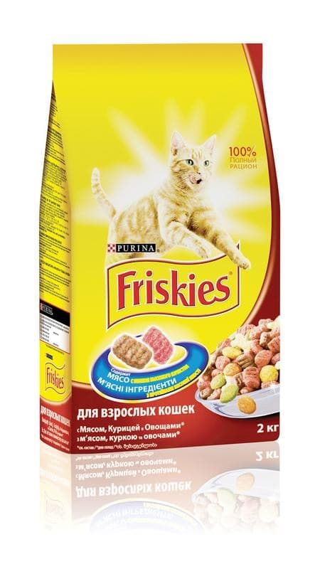 Корм для кошек FRISKIES Мясное ассорти, 2 кг — 2 659 〒 Корм для кошек FRISKIES Мясное ассорти, 2 кг — 2 659 〒 | Купить с доставкой