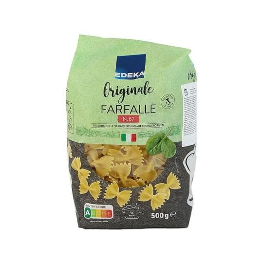 Макаронные изделия Edeka Italia FARFALLE 500 г — 1 970 〒 Макаронные изделия Edeka Italia FARFALLE 500 г — 1 970 〒 | Купить с доставкой
