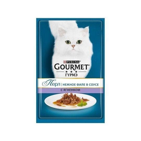 Корм для кошек Gourmet Perle филе в соусе с ягненком 85 г — 219 〒 Корм для кошек Gourmet Perle филе в соусе с ягненком 85 г — 219 〒 | Купить с доставкой