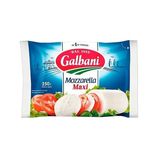 Сыр моцарелла GALBANI Maxi, 250 г — 2 839 〒 Сыр моцарелла GALBANI Maxi, 250 г — 2 839 〒 | Купить с доставкой
