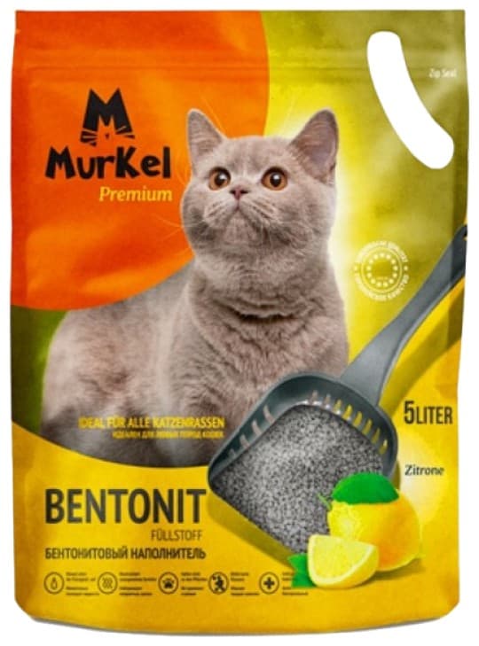 Бентонитовый наполнитель-Murkel с запахом лимона ,5 л — 2 340 〒 Бентонитовый наполнитель-Murkel с запахом лимона ,5 л — 2 340 〒 | Купить с доставкой