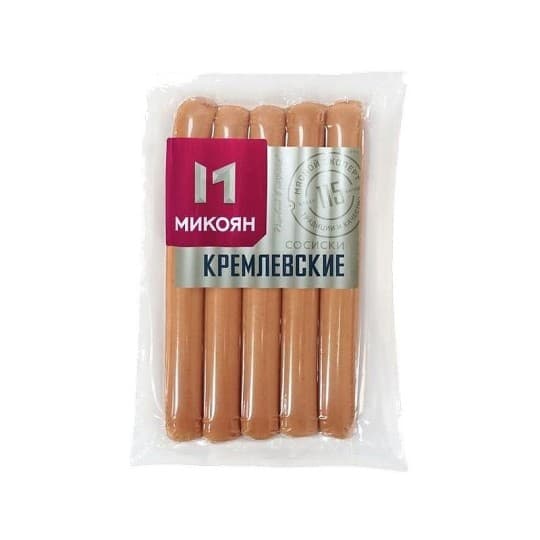 Сосиски Микоян кремлевские 380 г — 1 719 〒 Сосиски Микоян кремлевские 380 г — 1 719 〒 | Купить с доставкой