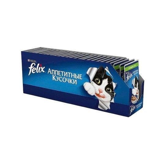 Корм для кошек Felix аппетитные кусочки с кроликом в желе 85 г — 169 〒 Корм для кошек Felix аппетитные кусочки с кроликом в желе 85 г — 169 〒 | Купить с доставкой