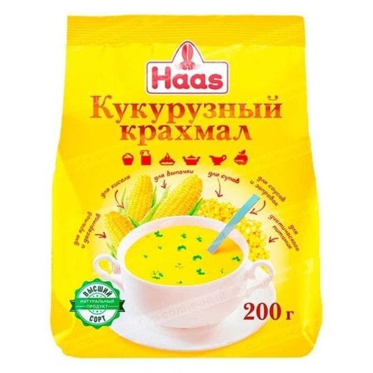 649 КРАХМАЛ HAAS КУКУРУЗНЫЙ 200 Г ПАК./30 — 575 〒 649 КРАХМАЛ HAAS КУКУРУЗНЫЙ 200 Г ПАК./30 — 575 〒 | Купить с доставкой