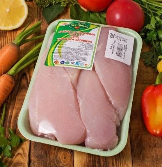 Филе цыпленка-бройлера Кус Вкус охлажденное, вес. — 2 909 〒 Филе цыпленка-бройлера Кус Вкус охлажденное, вес. — 2 909 〒 | Купить с доставкой