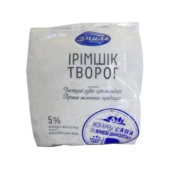 Творог Эмиль 5% 400 гр — 1 240 〒 Творог Эмиль 5% 400 гр — 1 240 〒 | Купить с доставкой