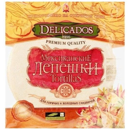 Тортильи мексиканские Delicados пшеничные оригинальные 6 шт 400 г — 1 999 〒 Тортильи мексиканские Delicados пшеничные оригинальные 6 шт 400 г — 1 999 〒 | Купить с доставкой