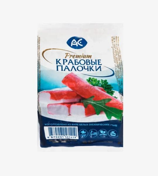 ПАЛОЧКИ КРАБОВЫЕ АС PREMIUM 100ГР — 299 〒 ПАЛОЧКИ КРАБОВЫЕ АС PREMIUM 100ГР — 299 〒 | Купить с доставкой