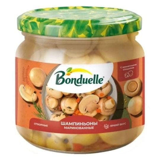 ШАМПИНЬОНЫ BONDUELLE МАРИНОВАННЫЕ 350 МЛ — 1 375 〒 ШАМПИНЬОНЫ BONDUELLE МАРИНОВАННЫЕ 350 МЛ — 1 375 〒 | Купить с доставкой
