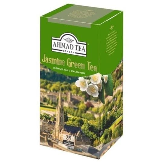 AHMAD TEA| чай зеленый с жасмином 25 пакетиков — 1 169 〒 AHMAD TEA| чай зеленый с жасмином 25 пакетиков — 1 169 〒 | Купить с доставкой