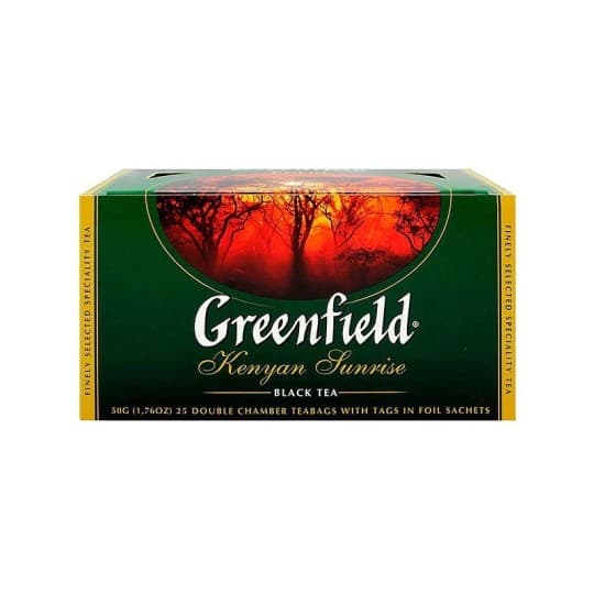 GREENFIELD| чай черный "KENYAN SUNRISE" 25 пакетиков — 1 000 〒 GREENFIELD| чай черный "KENYAN SUNRISE" 25 пакетиков — 1 000 〒 | Купить с доставкой