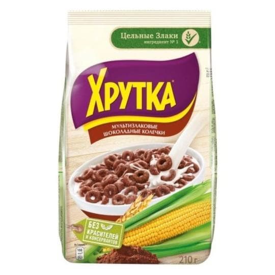 Завтрак готовый Хрутка шоколадные колечки 210 г — 719 〒 Завтрак готовый Хрутка шоколадные колечки 210 г — 719 〒 | Купить с доставкой