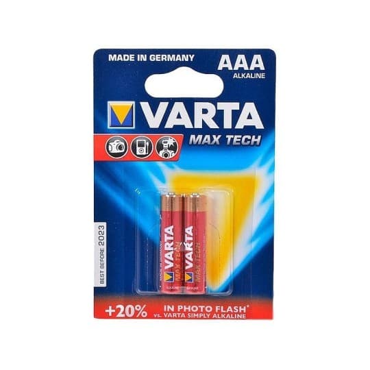 Батарейка VARTA MAX-TECH AAA, 2 штуки — 2 140 〒 Батарейка VARTA MAX-TECH AAA, 2 штуки — 2 140 〒 | Купить с доставкой