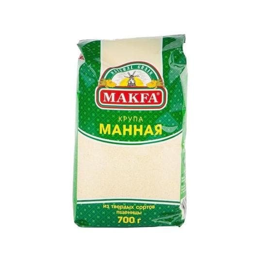 Крупа манная Макфа из твердых сортов пшеницы 700 г — 689 〒 Крупа манная Макфа из твердых сортов пшеницы 700 г — 689 〒 | Купить с доставкой