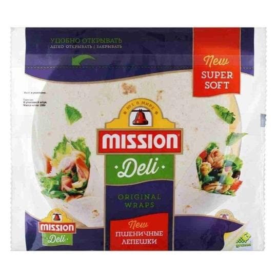 Тортильи пшеничные Mission Deli 6 шт 250 г — 1 549 〒 Тортильи пшеничные Mission Deli 6 шт 250 г — 1 549 〒 | Купить с доставкой