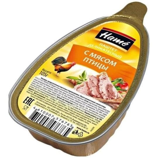 ПАШТЕТ НАМЕ С МЯСОМ ПТИЦЫ 105ГР — 650 〒 ПАШТЕТ НАМЕ С МЯСОМ ПТИЦЫ 105ГР — 650 〒 | Купить с доставкой