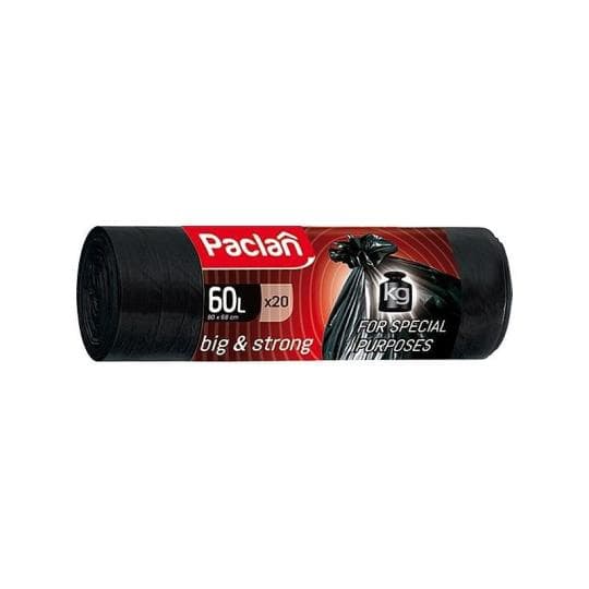 Мешки для мусора Paclan big&strong пвд, 86x80см, 60л, 20 шт. — 1 449 〒 Мешки для мусора Paclan big&strong пвд, 86x80см, 60л, 20 шт. — 1 449 〒 | Купить с доставкой