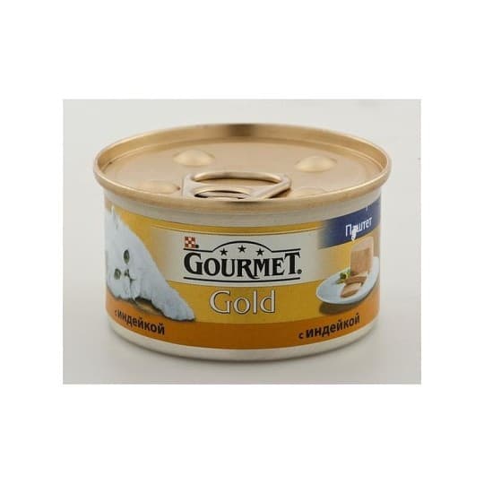 Корм для кошек Purina Gourmet Gold паштет с индейкой 85г — 910 〒 Корм для кошек Purina Gourmet Gold паштет с индейкой 85г — 910 〒 | Купить с доставкой