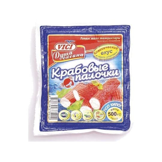 500Г КРАБОВЫЕ ПАЛОЧКИ VICI — 1 299 〒 500Г КРАБОВЫЕ ПАЛОЧКИ VICI — 1 299 〒 | Купить с доставкой