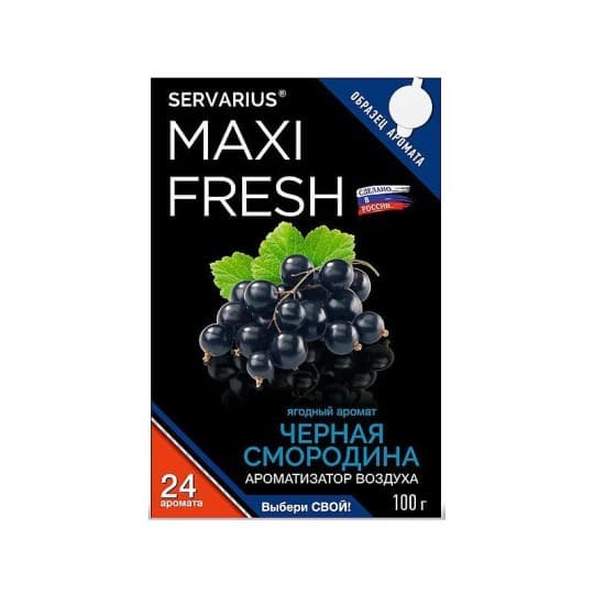 Ароматизатор воздуха Maxi Fresh черная смородина — 2 880 〒 Ароматизатор воздуха Maxi Fresh черная смородина — 2 880 〒 | Купить с доставкой