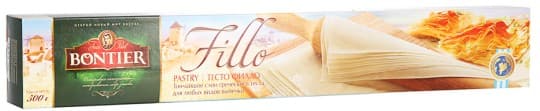Тесто тонколистовое Bontier Fillo замороженное 500 г — 2 340 〒 Тесто тонколистовое Bontier Fillo замороженное 500 г — 2 340 〒 | Купить с доставкой