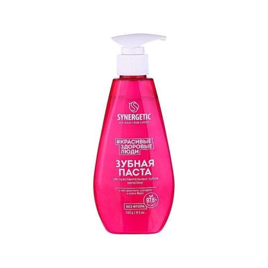 ПАСТА ЗУБНАЯ SYNERGETIC ДЛЯ ЧУВСТВИТЕЛЬНЫХ ЗУБОВ SENSITIVE 240ГР — 2 840 〒 ПАСТА ЗУБНАЯ SYNERGETIC ДЛЯ ЧУВСТВИТЕЛЬНЫХ ЗУБОВ SENSITIVE 240ГР — 2 840 〒 | Купить с доставкой