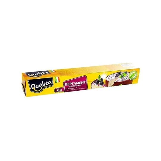 Пергамент для выпечки Qualita 6 м — 1 239 〒 Пергамент для выпечки Qualita 6 м — 1 239 〒 | Купить с доставкой