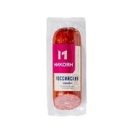 Колбаса Микоян российский сервелат варено-копченая 350 г — 2 140 〒 Колбаса Микоян российский сервелат варено-копченая 350 г — 2 140 〒 | Купить с доставкой