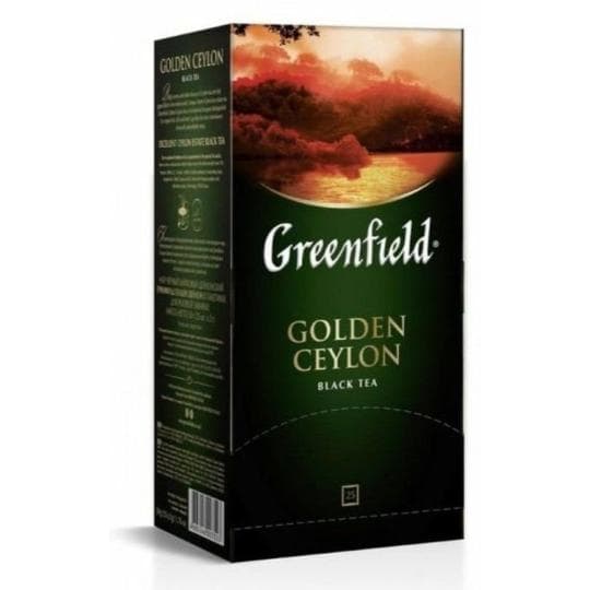 Чай пакетированный "Golden Ceylon" GREENFIELD 25 шт — 1 199 〒 Чай пакетированный "Golden Ceylon" GREENFIELD 25 шт — 1 199 〒 | Купить с доставкой