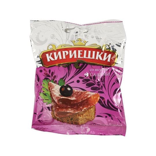 Сухарики Кириешки Со вкусом салями 40Г — 100 〒 Сухарики Кириешки Со вкусом салями 40Г — 100 〒 | Купить с доставкой