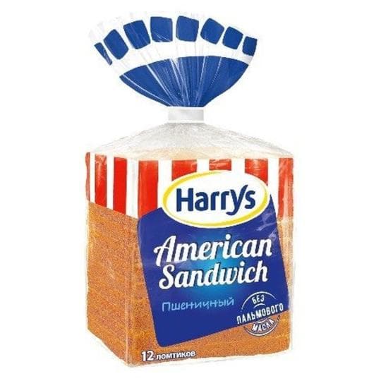 Хлеб для сэндвича "Harry's" пшеничный 470г — 999 〒 Хлеб для сэндвича "Harry's" пшеничный 470г — 999 〒 | Купить с доставкой