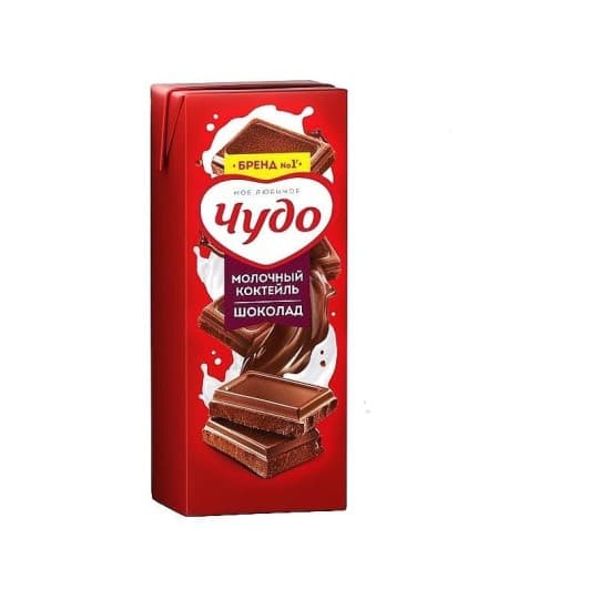 ЧУДО|Коктейль молочный Шоколад 3% 200мл — 510 〒 ЧУДО|Коктейль молочный Шоколад 3% 200мл — 510 〒 | Купить с доставкой