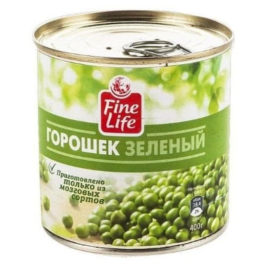 Горошек зеленый Fine life 425МЛ — 489 〒 Горошек зеленый Fine life 425МЛ — 489 〒 | Купить с доставкой