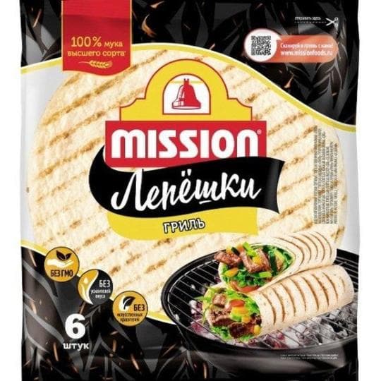 Тортильи пшеничные Mission 6 шт 250 г — 1 550 〒 Тортильи пшеничные Mission 6 шт 250 г — 1 550 〒 | Купить с доставкой