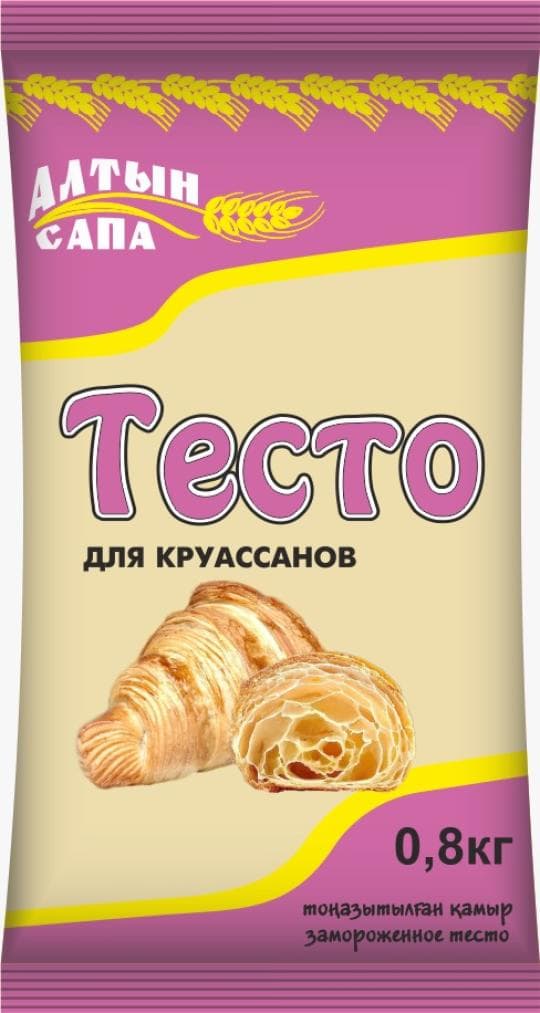 ТЕСТО ДЛЯ КРУАССАНОВ АЛТЫН- САПА 800ГР — 639 〒 ТЕСТО ДЛЯ КРУАССАНОВ АЛТЫН- САПА 800ГР — 639 〒 | Купить с доставкой