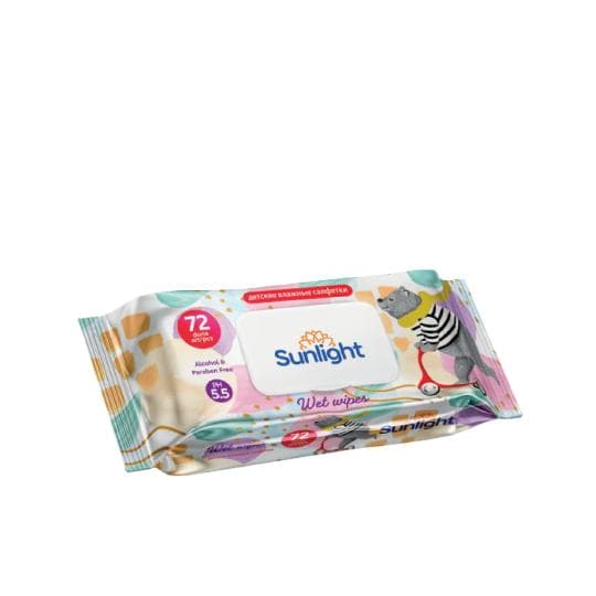 ВЛАЖНЫЕ САЛФЕТКИ SUNLIGHT STANDARD МИШКА 72ШТ — 489 〒 ВЛАЖНЫЕ САЛФЕТКИ SUNLIGHT STANDARD МИШКА 72ШТ — 489 〒 | Купить с доставкой