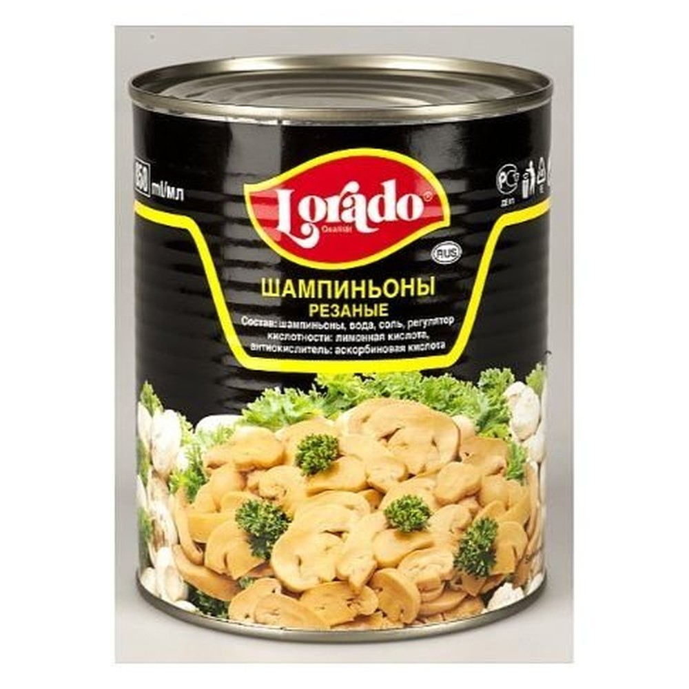 850МЛ ГРИБЫ ШАМПИНЬОНЫ LORADO