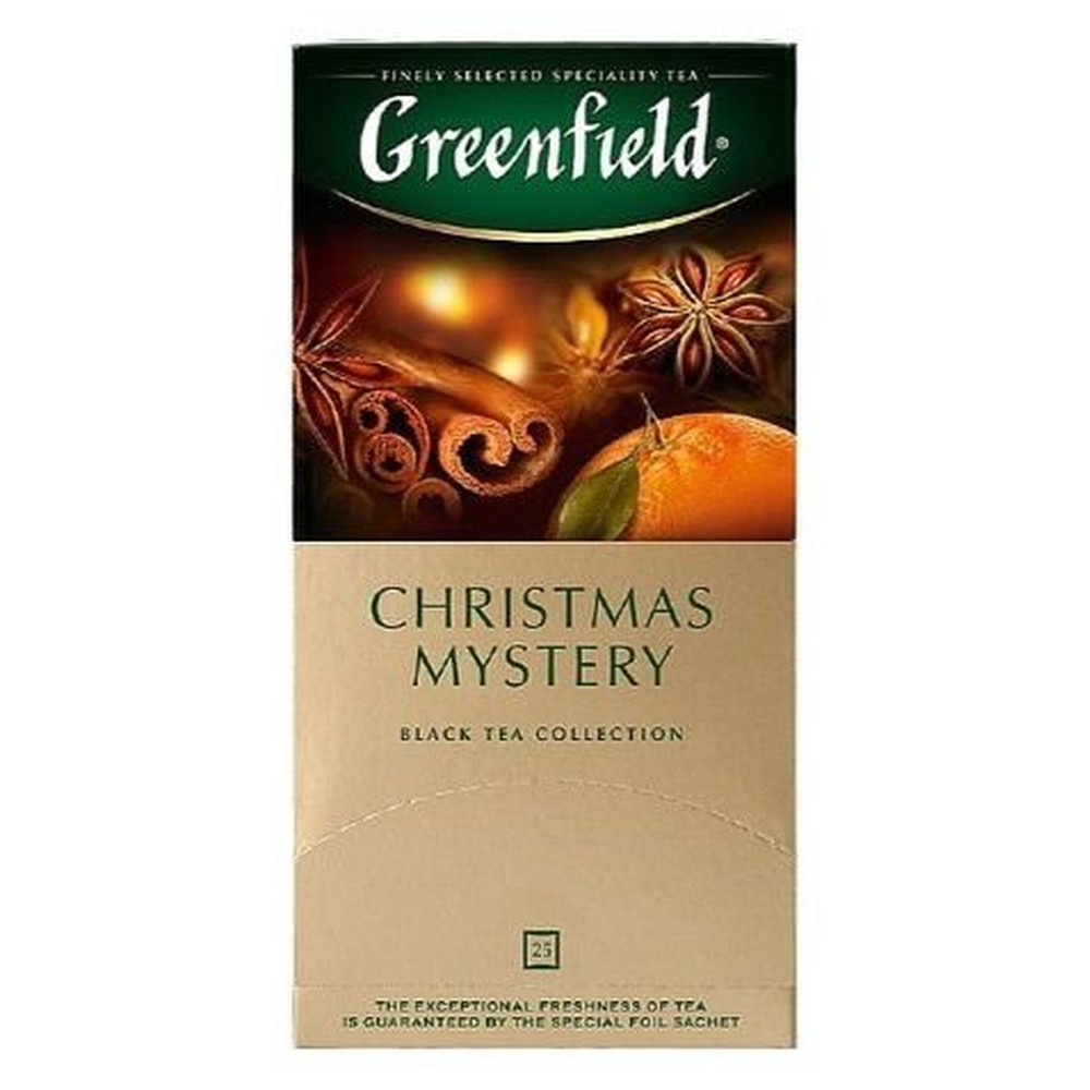 GREENFIELD|  чай пакетированный "CHRISTMAS MYSTERY" 25 пакетиков