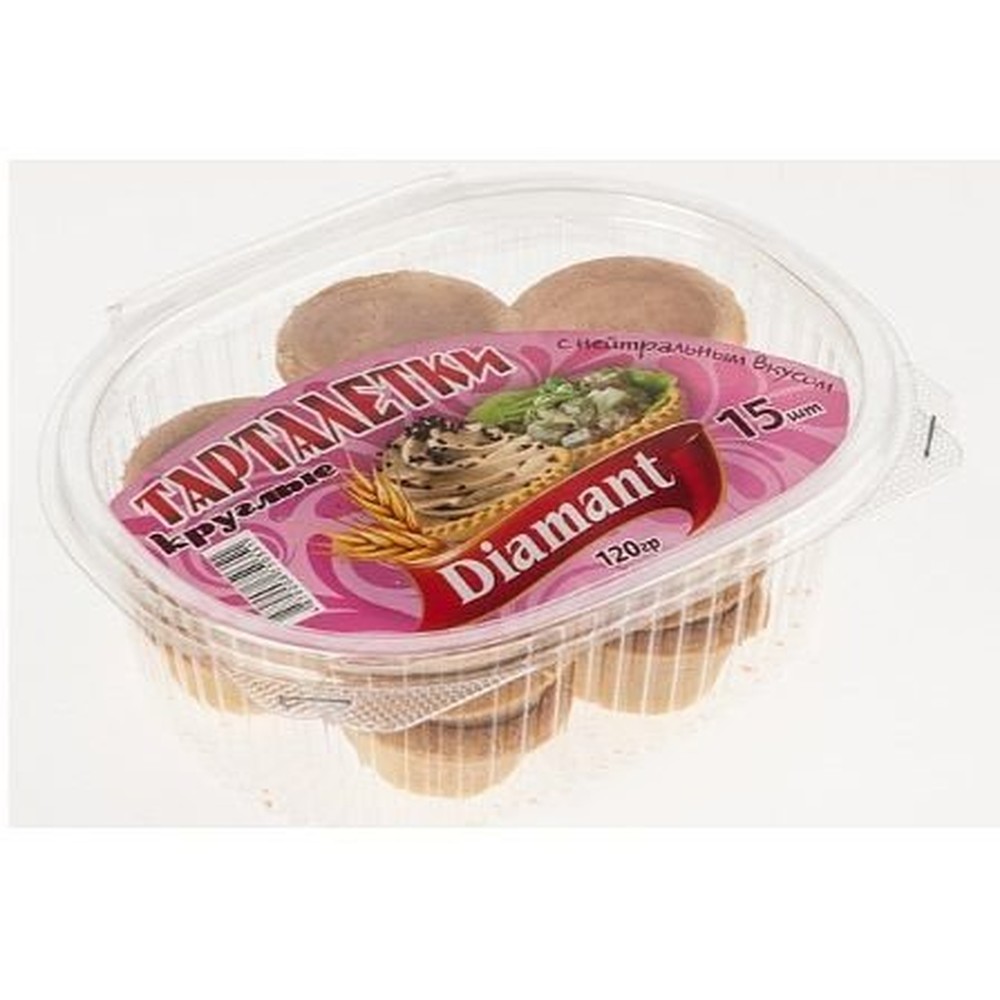 120Г ТАРТАЛЕТКИ КРУГЛ DIAMANT