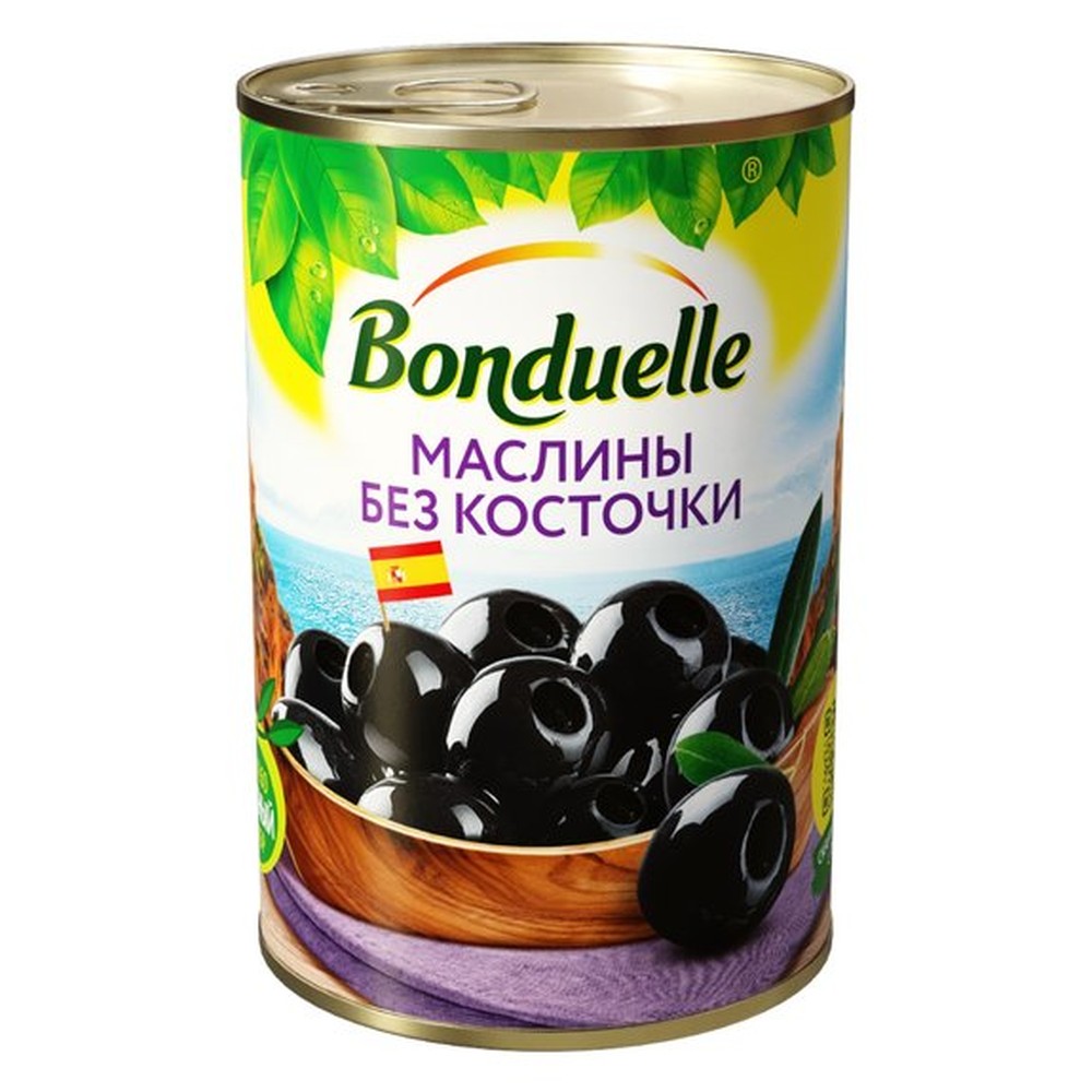 Маслины BONDUELLE без косточки, 300 г