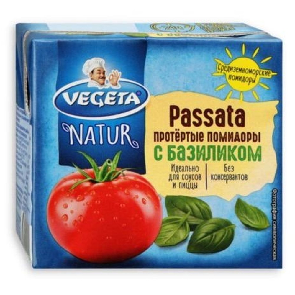 Podravka помидоры протертые с базиликом, 500 г