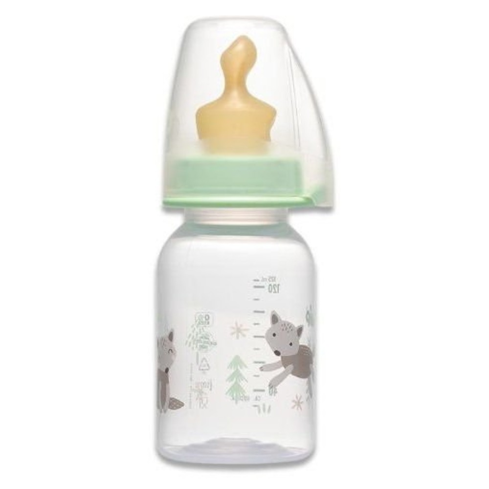 Бутылочка пластиковая Nip Family с латексной соской, 125 мл