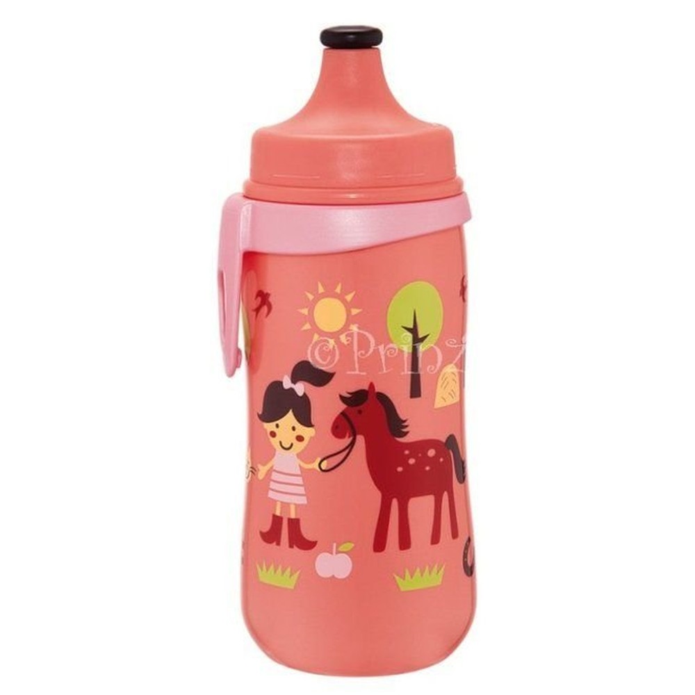 Поильник пластиковый Nip для девочек с заглушкой, 18+, 330 мл  