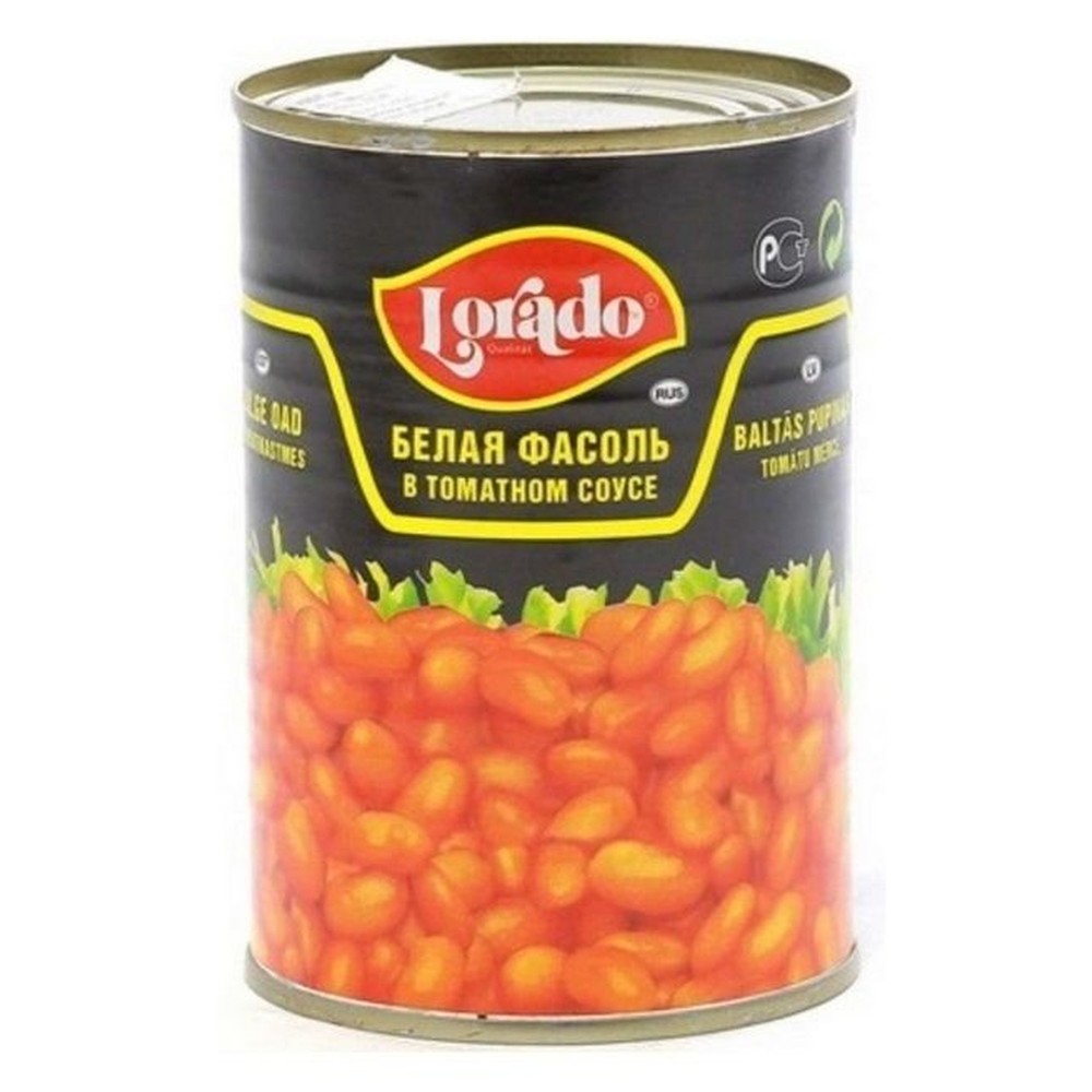 Фасоль белая Lorado в томатном соусе 425 мл