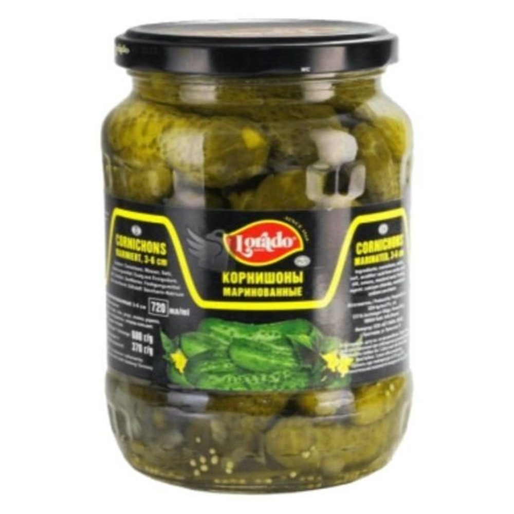 Корнишоны Lorado маринованные, 720 мл.
