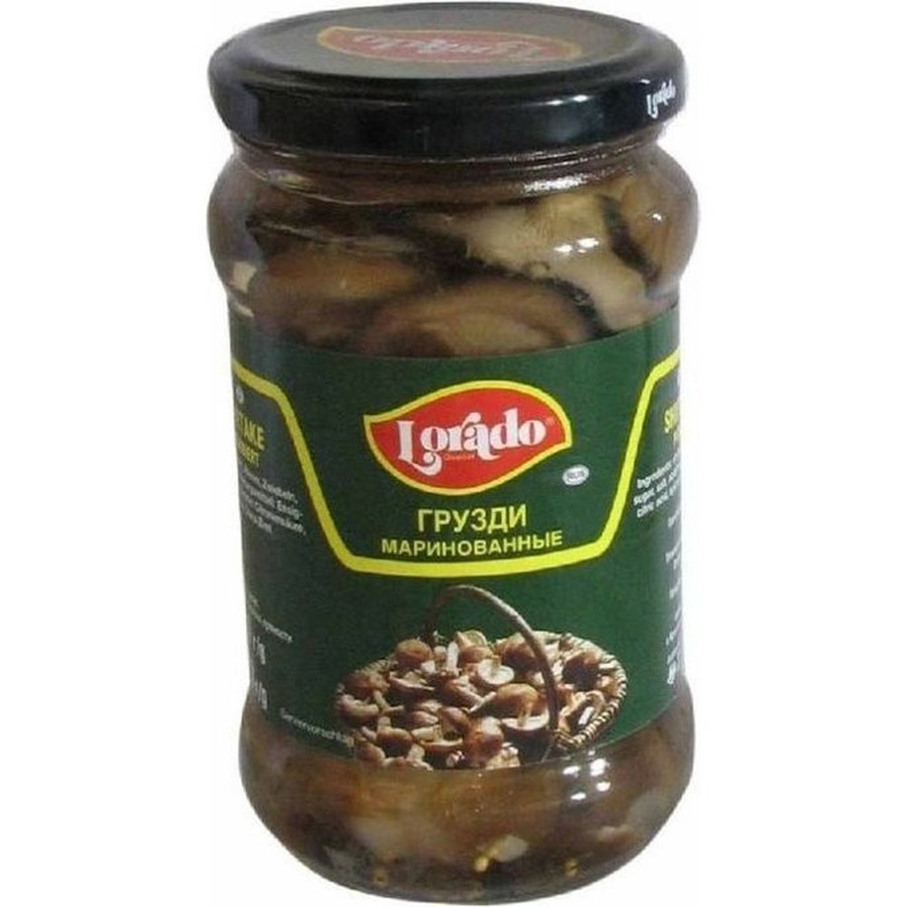 Грибы Грузди резаные маринованные Lorado 314 мл.